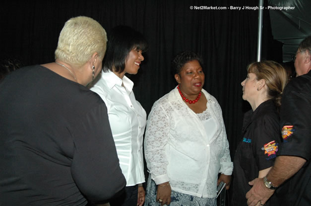 Portia Simpson-Miller, O.N.,M.P., Prime Minister of Jamaica - Aloun Ndombet - Assamba - Minister of Tourism, Entertainment and Culture - Carrole A. M. Guntley, C.D., J.P., Director General, Ministry of Tourism @ The Aqueduct on Rose Hall - Friday, January 26, 2007 - 10th Anniversary - Air Jamaica Jazz & Blues Festival 2007 - The Art of Music - Tuesday, January 23 - Saturday, January 27, 2007, The Aqueduct on Rose Hall, Montego Bay, Jamaica - Negril Travel Guide, Negril Jamaica WI - http://www.negriltravelguide.com - info@negriltravelguide.com...!