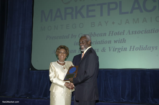 Caribbean MarketPlace 2005 by the Caribbean Hotel Association - Opening Ceremony - Half Moon Conference Center, Montego Bay - Negril Travel Guide, Negril Jamaica WI - http://www.negriltravelguide.com - info@negriltravelguide.com...!