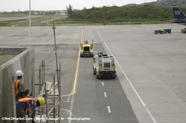 Delta Air Lines Inaugural Flight From New York's JFK Airport to Sangster International Airport, Montego Bay, Jamaica - June 9, 2007 - Sangster International Airport - Montego Bay, St James, Jamaica W.I. - MBJ Limited - Transforming Sangster International Airport into a world class facility - Photographs by Net2Market.com - Negril Travel Guide, Negril Jamaica WI - http://www.negriltravelguide.com - info@negriltravelguide.com...!