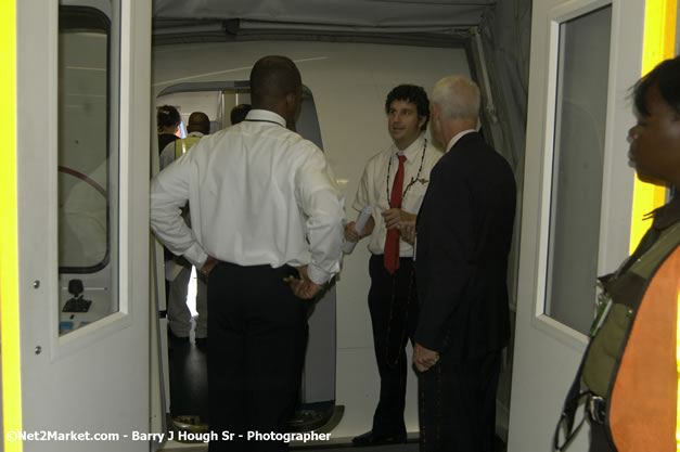 Delta Air Lines Inaugural Flight From New York's JFK Airport to Sangster International Airport, Montego Bay, Jamaica - June 9, 2007 - Sangster International Airport - Montego Bay, St James, Jamaica W.I. - MBJ Limited - Transforming Sangster International Airport into a world class facility - Photographs by Net2Market.com - Negril Travel Guide, Negril Jamaica WI - http://www.negriltravelguide.com - info@negriltravelguide.com...!