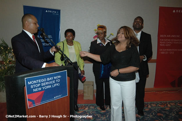 Holiday Inn SunSpree Resort & Delta Air Lines Cocktail Reception in Commemoration of Delta Air Lines Inaugural Flight From New York's JFK Airport to Sangster International Airport, Montego Bay, Jamaica - June 9, 2007 - Sangster International Airport - Montego Bay, St James, Jamaica W.I. - MBJ Limited - Transforming Sangster International Airport into a world class facility - Photographs by Net2Market.com - Negril Travel Guide, Negril Jamaica WI - http://www.negriltravelguide.com - info@negriltravelguide.com...!