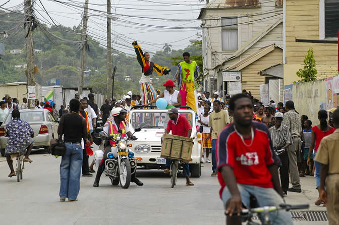 Grand Gala Parade @ Lucea - Portmore Pace Setters Marching Band - Hanover Homecoming Celebrations Photographs - Negril Travel Guide, Negril Jamaica WI - http://www.negriltravelguide.com - info@negriltravelguide.com...!