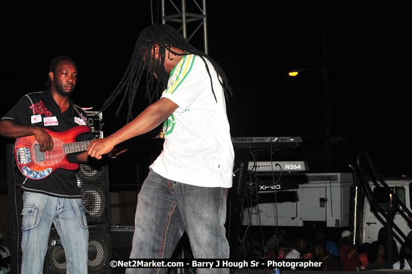 Lucea Cross the Harbour @ Lucea Car Park - All Day Event - Cross the Harbour Swim, Boat Rides, and Entertainment for the Family - Concert Featuring: Bushman, George Nooksl, Little Hero, Bushi One String, Dog Rice and many local Artists - Friday, August 1, 2008 - Lucea, Hanover Jamaica - Photographs by Net2Market.com - Barry J. Hough Sr. Photojournalist/Photograper - Photographs taken with a Nikon D300 - Negril Travel Guide, Negril Jamaica WI - http://www.negriltravelguide.com - info@negriltravelguide.com...!