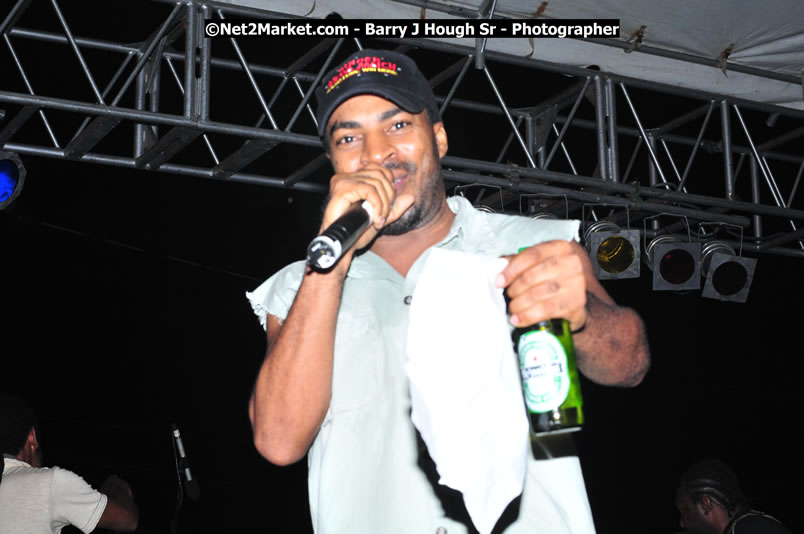 Lucea Cross the Harbour @ Lucea Car Park - All Day Event - Cross the Harbour Swim, Boat Rides, and Entertainment for the Family - Concert Featuring: Bushman, George Nooksl, Little Hero, Bushi One String, Dog Rice and many local Artists - Friday, August 1, 2008 - Lucea, Hanover Jamaica - Photographs by Net2Market.com - Barry J. Hough Sr. Photojournalist/Photograper - Photographs taken with a Nikon D300 - Negril Travel Guide, Negril Jamaica WI - http://www.negriltravelguide.com - info@negriltravelguide.com...!