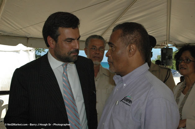 Palladium Hotels & Resorts - Groundbreaking of the 1600-Room Grand Palladium Lady Hamilton Resort & Spa and the Grand Palludium Jamaica Resort & Spa - Special Address: The Most Honorable Portia Simpson-Miller, O.N., M.P., Prime Minister of Jamaica - The Point, Lucea, Hanover, Saturday, November 11, 2006 @ 2:00 pm - Negril Travel Guide, Negril Jamaica WI - http://www.negriltravelguide.com - info@negriltravelguide.com...!