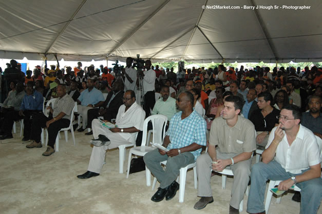 Palladium Hotels & Resorts - Groundbreaking of the 1600-Room Grand Palladium Lady Hamilton Resort & Spa and the Grand Palludium Jamaica Resort & Spa - Special Address: The Most Honorable Portia Simpson-Miller, O.N., M.P., Prime Minister of Jamaica - The Point, Lucea, Hanover, Saturday, November 11, 2006 @ 2:00 pm - Negril Travel Guide, Negril Jamaica WI - http://www.negriltravelguide.com - info@negriltravelguide.com...!