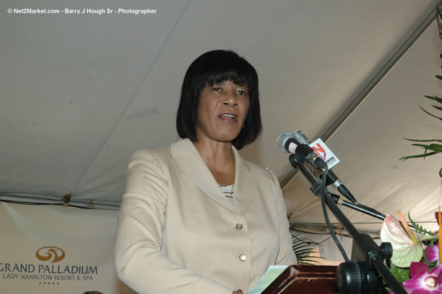 Palladium Hotels & Resorts - Groundbreaking of the 1600-Room Grand Palladium Lady Hamilton Resort & Spa and the Grand Palludium Jamaica Resort & Spa - Special Address: The Most Honorable Portia Simpson-Miller, O.N., M.P., Prime Minister of Jamaica - The Point, Lucea, Hanover, Saturday, November 11, 2006 @ 2:00 pm - Negril Travel Guide, Negril Jamaica WI - http://www.negriltravelguide.com - info@negriltravelguide.com...!