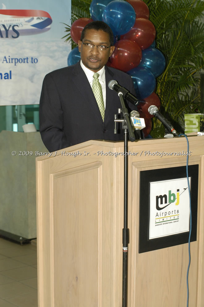  British Airways Inaugurates New Scheduled Service from London Gatwick Airport to Sangster International Airport, Montego Bay, Jamaica, Thursday, October 29, 2009 - Photographs by Barry J. Hough Sr. Photojournalist/Photograper - Photographs taken with a Nikon D70, D100, or D300 - Negril Travel Guide, Negril Jamaica WI - http://www.negriltravelguide.com - info@negriltravelguide.com...!