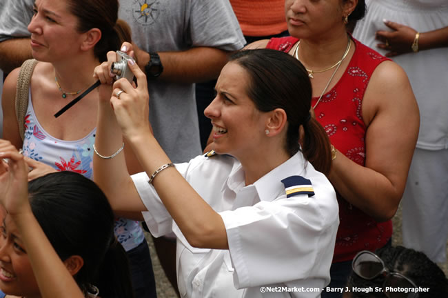 MS Freedom Of The Seas [Royal Caribbean International's - Newest Vessel] Plaques &amp; Keys Ceremony in order to commemorate its first arrival at the Port Montego Bay Photos - Negril Travel Guide, Negril Jamaica WI - http://www.negriltravelguide.com - info@negriltravelguide.com...!