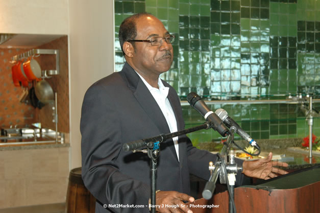 Minister of Toursim Luncheon - Minister of Tourism, Hon. Edmund Bartlett - Director of Tourism, Basil Smith - Saturday, December 15, 2007 - Rose Hall Resort and Country Club, Rose Hall, Montego Bay, Jamaica W.I. - Photographs by Net2Market.com - Barry J. Hough Sr, Photographer - Negril Travel Guide, Negril Jamaica WI - http://www.negriltravelguide.com - info@negriltravelguide.com...!