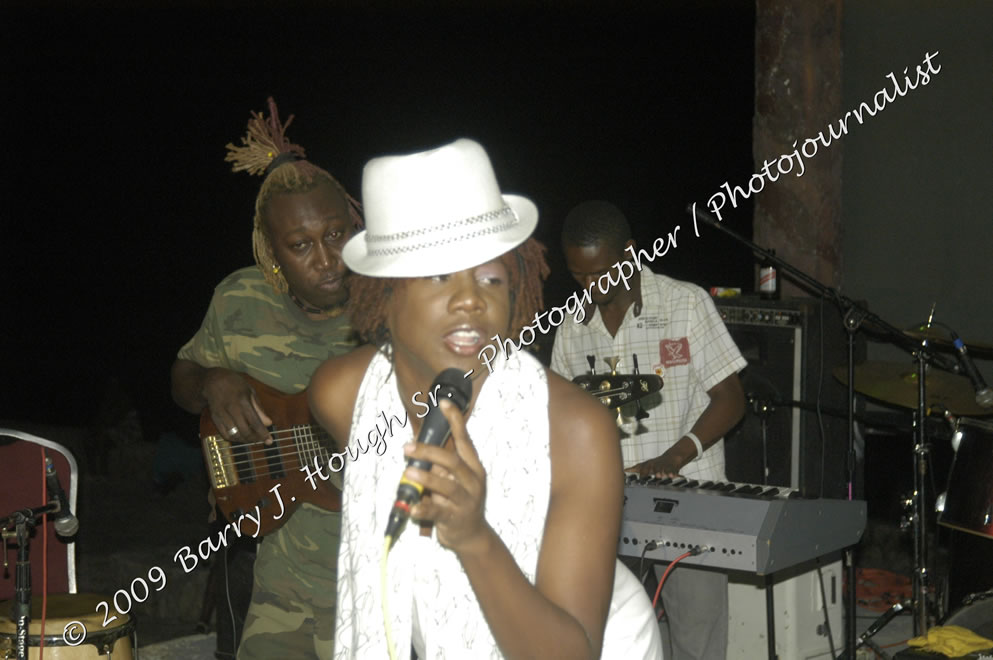  Etana Live in Concert Negril Escape Resort & Spa, Openning Acts: Princess Tia, Ras Slick, and Anthony Able, Backing Band: Strong Hold, One Love Reggae Summer Series, West End, Negril, Westmoreland, Jamaica W.I. - Saturaday, August 18, 2009 - Photographs by Barry J. Hough Sr. Photojournalist/Photograper - Photographs taken with a Nikon D70, D100, or D300 - Negril Travel Guide, Negril Jamaica WI - http://www.negriltravelguide.com - info@negriltravelguide.com...!