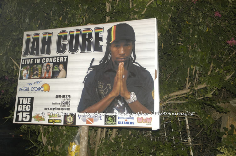 JAH Cure - Live In Concert @ Negril Escape Resort and Spa, December 15, 2009, One Love Drive, West End, Negril, Westmoreland, Jamaica W.I. - Photographs by Net2Market.com - Barry J. Hough Sr, Photographer/Photojournalist - Negril Travel Guide, Negril Jamaica WI - http://www.negriltravelguide.com - info@negriltravelguide.com...!