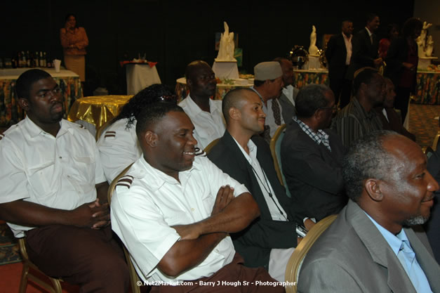 Red Cap Porters Awards - Minister of Tourism, Hon. Edmund Bartlett - Director of Tourism, Basil Smith - Friday, December 14, 2007 - Holiday Inn Sunspree, Montego Bay, Jamaica W.I. - Photographs by Net2Market.com - Barry J. Hough Sr, Photographer - Negril Travel Guide, Negril Jamaica WI - http://www.negriltravelguide.com - info@negriltravelguide.com...!