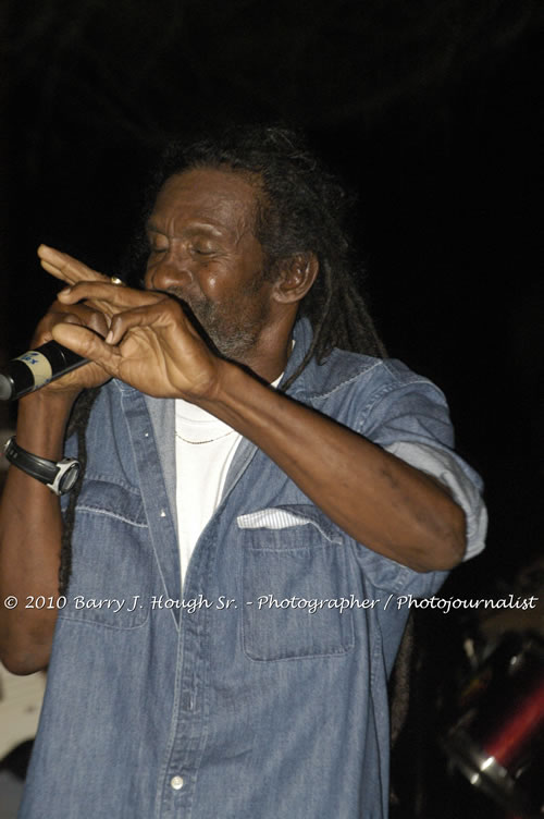 Toots and the Maytals - Grammy Award Winner @ Negril Fest - Presented by Money Cologne Promotions - Special Guest Star Jamaica Michael Jackson, Stama, Adeebe - Backed by Hurricane Band, MC Rev. BB on January 6, 2010 @ Roots Bamboo, Norman Manley Boulevard, Negril, Westmoreland, Jamaica W.I. - Photographs by Net2Market.com - Barry J. Hough Sr, Photographer/Photojournalist - The Negril Travel Guide - Negril's and Jamaica's Number One Concert Photography Web Site with over 40,000 Jamaican Concert photographs Published -  Negril Travel Guide, Negril Jamaica WI - http://www.negriltravelguide.com - info@negriltravelguide.com...!